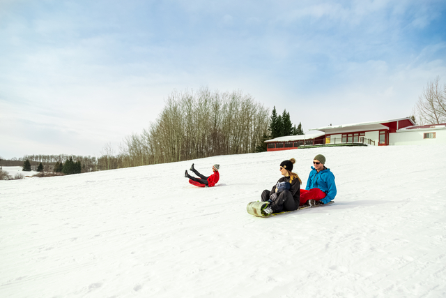 sledding
